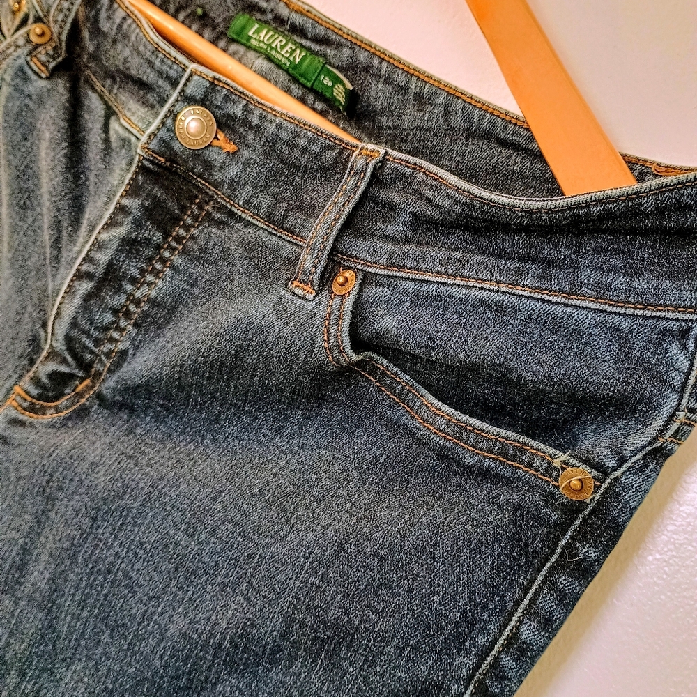 Lauren by Ralph Lauren Modern Skinny Jeans size 12P